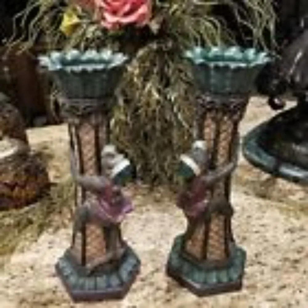 CBK Organ Grinder Bellhop Monkey Candle Holder